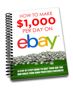 How to make $1000 in one week on eBay - This astonishing guide to making money on eBay is not what you might expect. It reveals proven fool-proof steps that leverage eBay to put fast cash in your pocket... without selling any of your stuff!